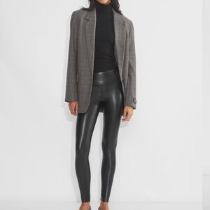 Aritzia Black Leather Leggings - SiM